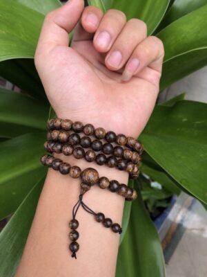 Vietnamese Agarwood Bracelets Mala 108 Beads